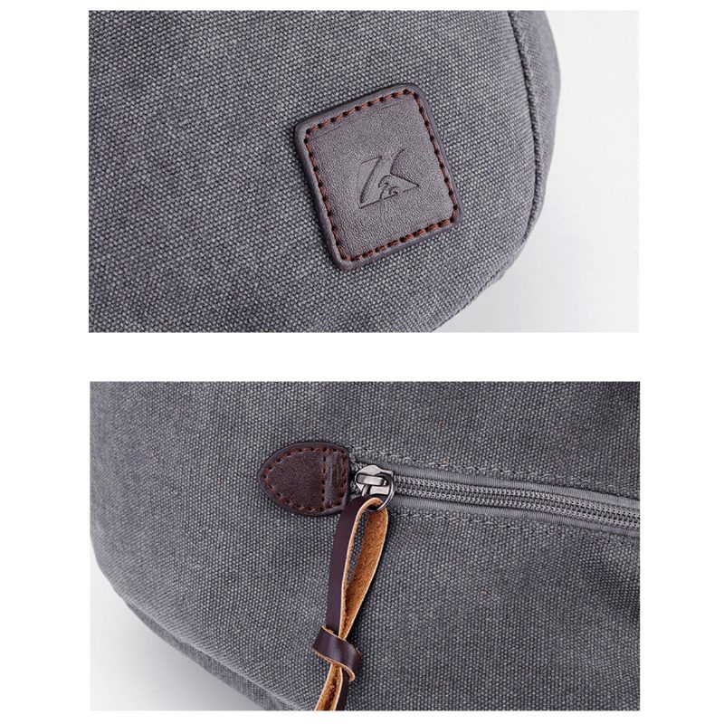Kvinner Vintage Damer Stor Canvas Håndveske Reise Skulderveske Casual Tote