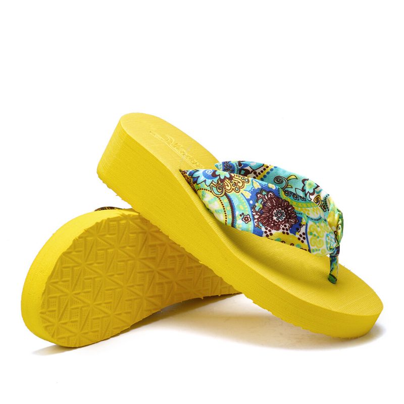Dameklær Band Clip Toe Platform Tøfler