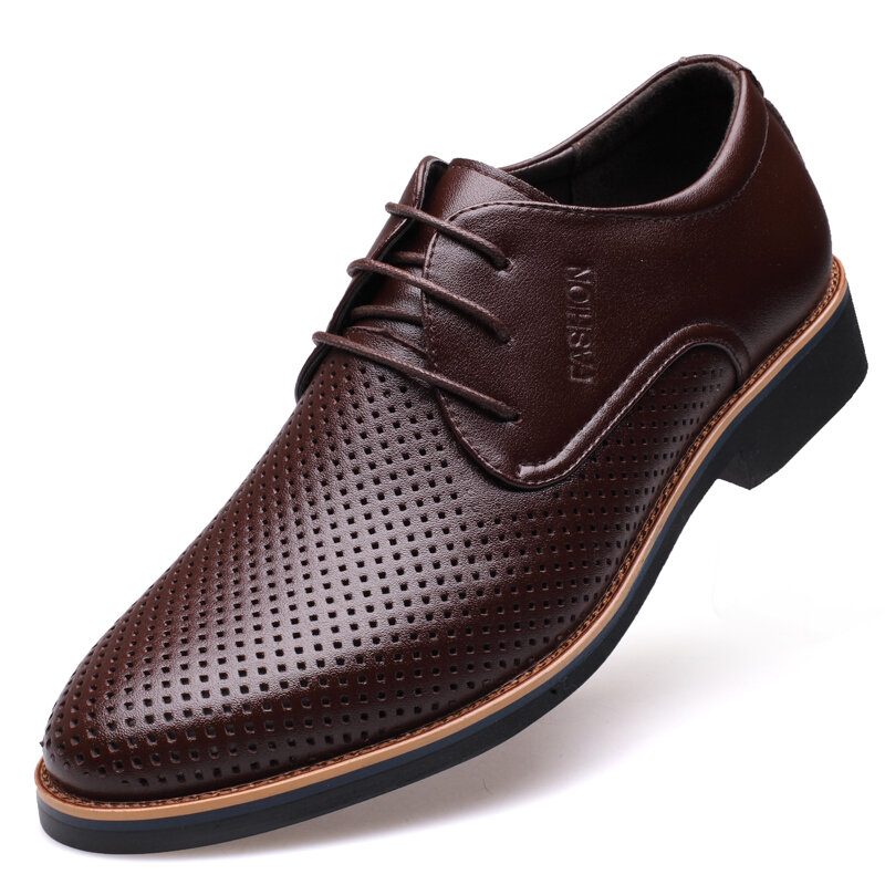 Mikrofiber Pustende Hollow Out Business Casual Oxfords