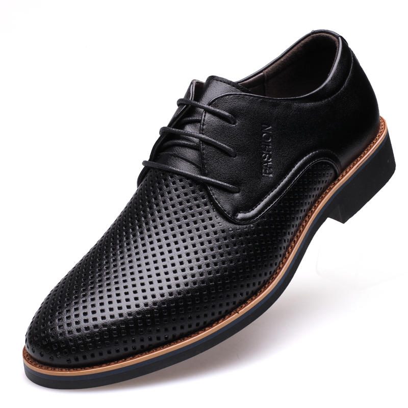 Mikrofiber Pustende Hollow Out Business Casual Oxfords