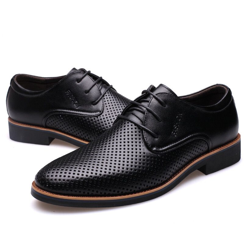 Mikrofiber Pustende Hollow Out Business Casual Oxfords