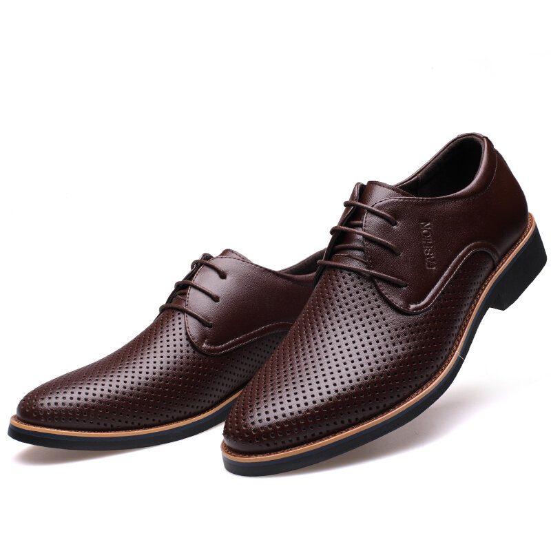 Mikrofiber Pustende Hollow Out Business Casual Oxfords