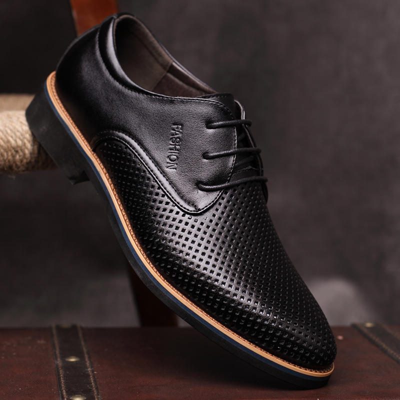 Mikrofiber Pustende Hollow Out Business Casual Oxfords