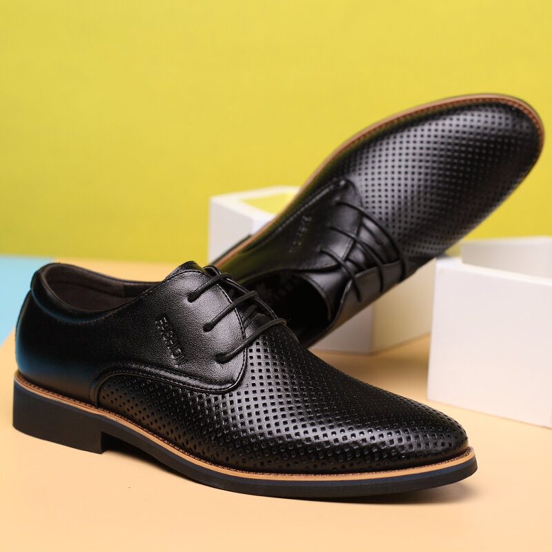 Mikrofiber Pustende Hollow Out Business Casual Oxfords