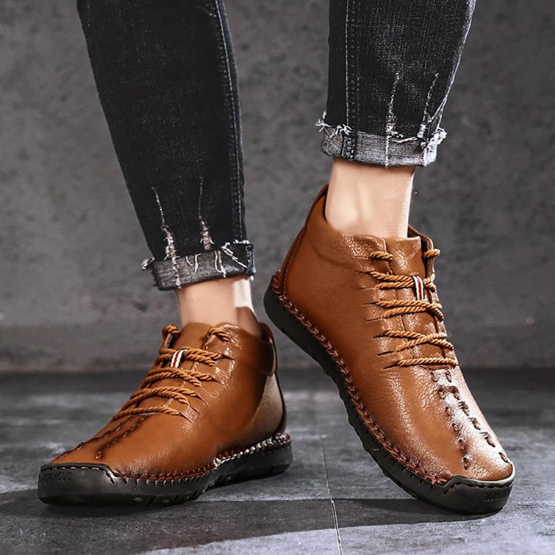 Mykt Mikrofiberskinn Business Casual Office Oxfords