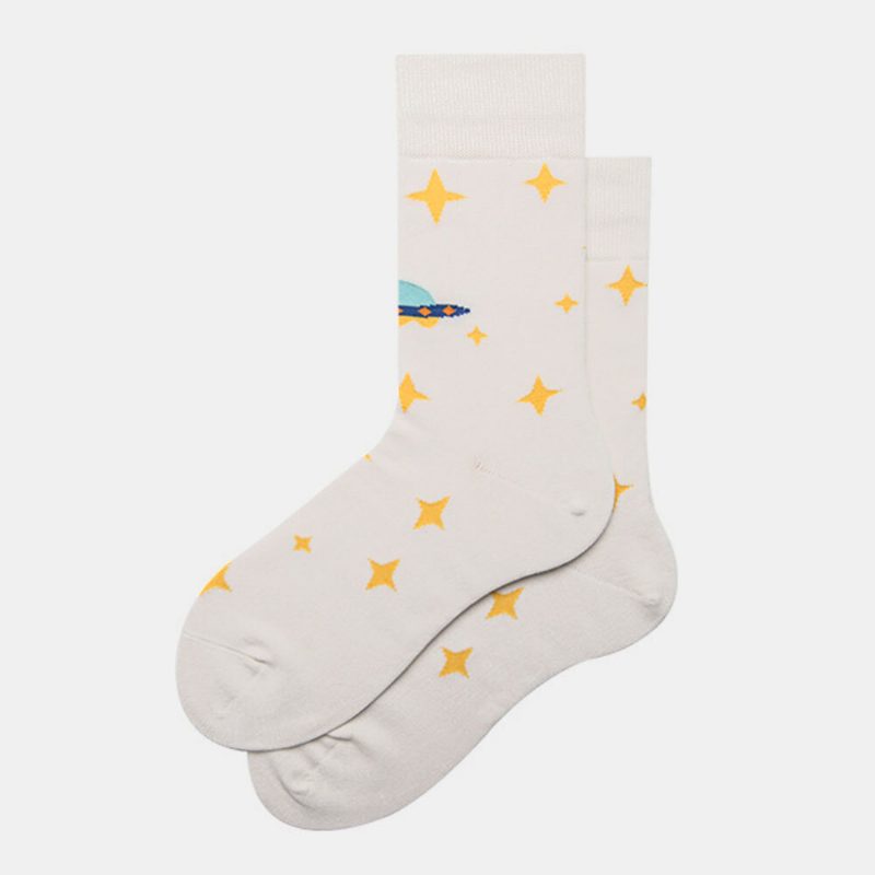 Sokker Herre Strømper Dame Trend Starry Sky Tube Cotton Street Sokker
