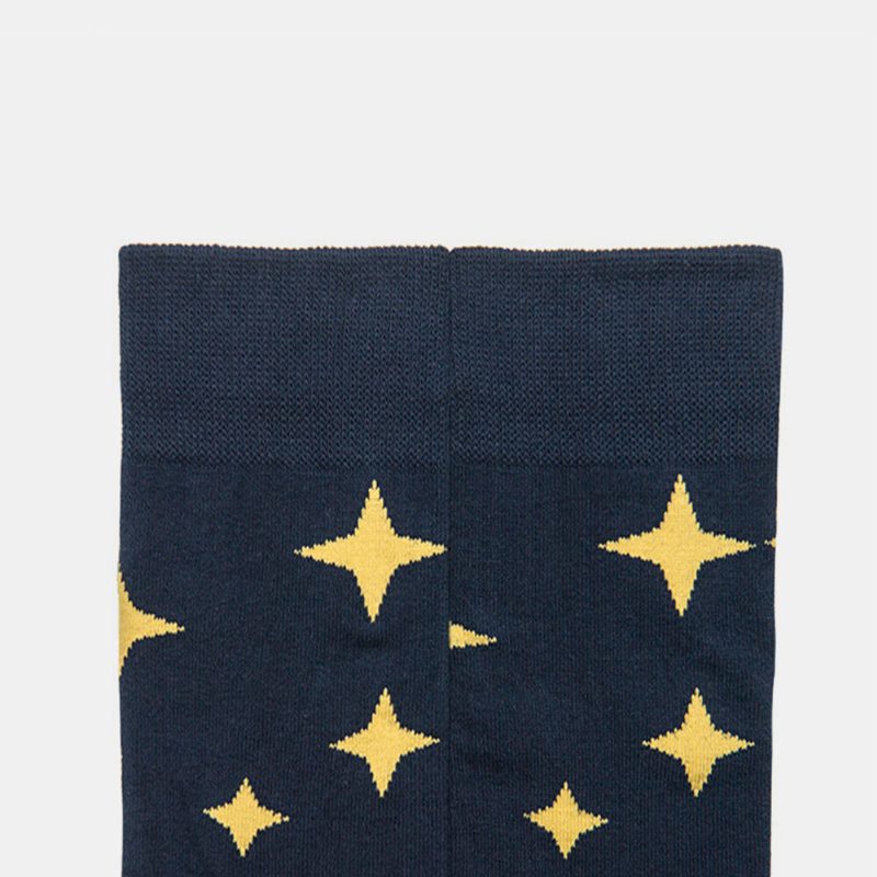 Sokker Herre Strømper Dame Trend Starry Sky Tube Cotton Street Sokker